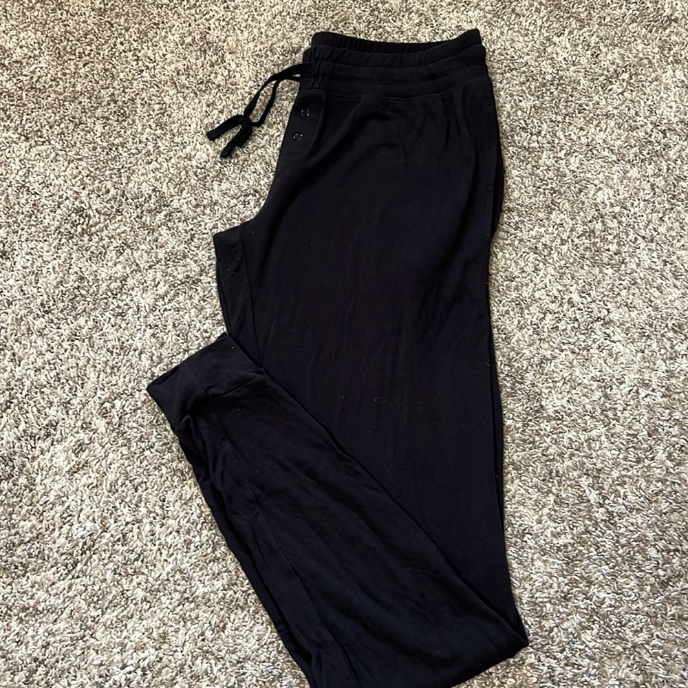 Little Sleepies Black Bamboo Joggers